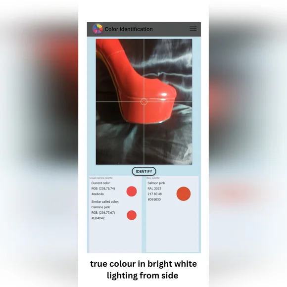 Women's Red Platform Heels - Picture 6 of 8